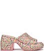Color:Pink Sorbet Multi - Image 2 - Circus NY by Sam Edelman Isla Printed Platform Slide Sandals