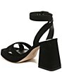 Color:Black - Image 4 - Kaitlyn Suede Ankle Strap Dress Sandals