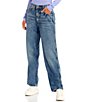 Color:Confession - Image 1 - Low Rise Slouch Straight Jeans