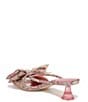 Color:Pink Sorbet Multi - Image 4 - Circus NY by Sam Edelman Natalina Printed Fabric Butterfly Bow Slide Sandals
