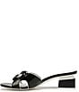 Color:Black - Image 5 - Circus NY by Sam Edelman Nia Patent Double C Slide Sandals