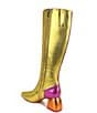 Color:Glacial Blue/Apricot Crush - Image 4 - Olympia Colorblock Metallic Boots