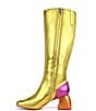 Color:Glacial Blue/Apricot Crush - Image 5 - Olympia Colorblock Metallic Boots