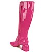Color:Pink Peacock - Image 4 - Olympia Patent Tall Boots