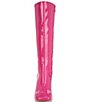 Color:Pink Peacock - Image 6 - Olympia Patent Tall Boots