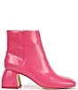 Color:Pink Peacock - Image 2 - Ozzie Crinkle Patent Booties