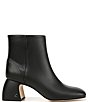 Color:Black - Image 2 - Ozzie Square Toe Block Heeled Booties