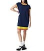 Color:Naval Academy - Image 1 - Circus NY by Sam Edelman Short Sleeve Sweater Vest Dress