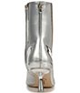 Color:Soft Silver - Image 3 - Sia Patent Zipper Detail Pointed Toe Booties