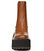 Color:Cuoio Brown - Image 6 - Susan Platform Chelsea Lug Sole Wedge Boots