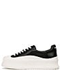 Color:Black - Image 5 - Circus NY by Sam Edelman Taelyn Leather Jewel Studded Lace Up Chunky Platform Sneakers