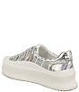 Color:Silver - Image 4 - Circus NY by Sam Edelman Tatum Lace Up Metallic Chunky Platform Sneakers