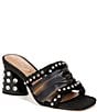 Color:Black - Image 1 - Circus NY by Sam Edelman Vera Tapestry Knotted Fabric Rhinestone Slide Sandals