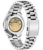 Color:Silver - Image 3 - Men's Automatic Stainless Steel Bracelet Watch