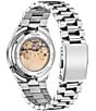 Citizen Men's Mechanical Automatic Water Resistance 50 Stainless Bracelet Watch, Color:Silver/Blue - Image 3