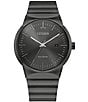 Color:Grey - Image 1 - Men's Axiom Three Hand Grey Stainless Steel Bracelet Watch