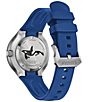 Color:Blue - Image 3 - Men's Blue Eco-Drive Quartz Analog 200m Stainless Steel Strap Watch