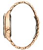 Color:Gold - Image 2 - Men's Carson Quartz Analog Rose Gold Stainless Steel Bracelet Watch