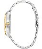 Citizen Men's Corso Three Hand Two Tone Stainless Steel Bracelet Watch, Color:Two Tone/Black - Image 2