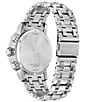 Color:Silver - Image 3 - Men's Eco-Drive Stainless Steel Bracelet Watch