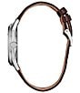 Citizen Men's Eco Drive Three Hand Leather Strap Watch - Image 2