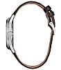 Citizen Men's Eco Drive Three Hand Leather Strap Watch - Image 5