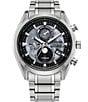 Color:Silver - Image 1 - Men's Eco-Drive Water Resistance 100 Titanium Bracelet Watch