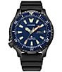 Color:Black - Image 1 - Men's Promaster Dive Automatic Black-Blue Strap Watch