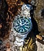 Color:Silver - Image 6 - Men's Promaster Dive Automatic Stainless Steel Green Bracelet Watch