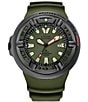 Color:Green - Image 1 - Men's Promaster Dive Ecozilla Analog Green Strap Watch