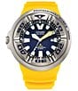 Color:Yellow - Image 1 - Men's Promaster Dive Ecozilla Analog Yellow Strap Watch