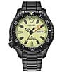 Color:Black - Image 1 - Men's Promaster Dive Three Hand Automatic Black Stainless Steel Bracelet Watch