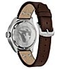 Color:Brown - Image 2 - Men's Star Wars Collection Han Solo Three Hand Brown Leather Strap Watch