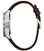 Color:Brown - Image 3 - Men's Star Wars Collection Han Solo Three Hand Brown Leather Strap Watch
