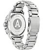 Color:Silver - Image 2 - Unisex Avatar Wave Analog Stainless Steel Bracelet Watch