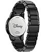 Color:Black - Image 3 - Unisex Disney Collection Mickey Mouse Fiesta Two Hand Black Stainless Steel Bracelet Watch