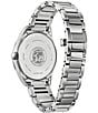 Color:Silver - Image 3 - Women's Arezzo Three Hand Stainless Steel Bracelet Watch