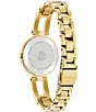 Color:Gold - Image 3 - Women's Axiom Three Hand Gold Stainless Steel Champagne Dial Bracelet Watch