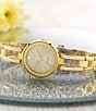 Color:Gold - Image 4 - Women's Axiom Three Hand Gold Stainless Steel Champagne Dial Bracelet Watch