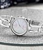Color:Silver - Image 4 - Women's Axiom Three Hand Stainless Steel Bracelet Watch