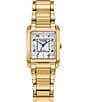 Color:Gold - Image 1 - Women's Bianca Analog Three Hand Gold Tone Stainless Steel Bracelet Watch