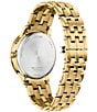 Color:Gold - Image 3 - Women's Calendrier Analog Gold Stainless Steel Bracelet Watch