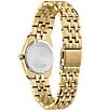 Color:Gold - Image 3 - Women's Corso Diamond Three Hand Gold Tone Stainless Steel Bracelet Watch