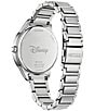 Color:Silver - Image 2 - Women's Disney Collection Dancing Minnie Three Hand Stainless Steel Bracelet Watch