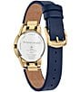 Citizen Women's Disney© Snow White Two Hand Blue Leather Strap Watch And Pin Boxed Set - Image 2