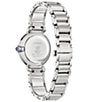 Color:Silver - Image 3 - Women's L Mae Three Hand Stainless Steel Bracelet Watch