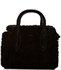 CITRINE Emerson Shearling Satchel Bag - Image 1