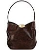 CITRINE Mae Small Leather Bucket Bag - Image 1