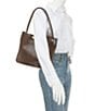 CITRINE Mae Small Leather Bucket Bag - Image 4