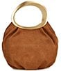 CITRINE Magnolia Suede Top Handle Mini Bag - Image 2